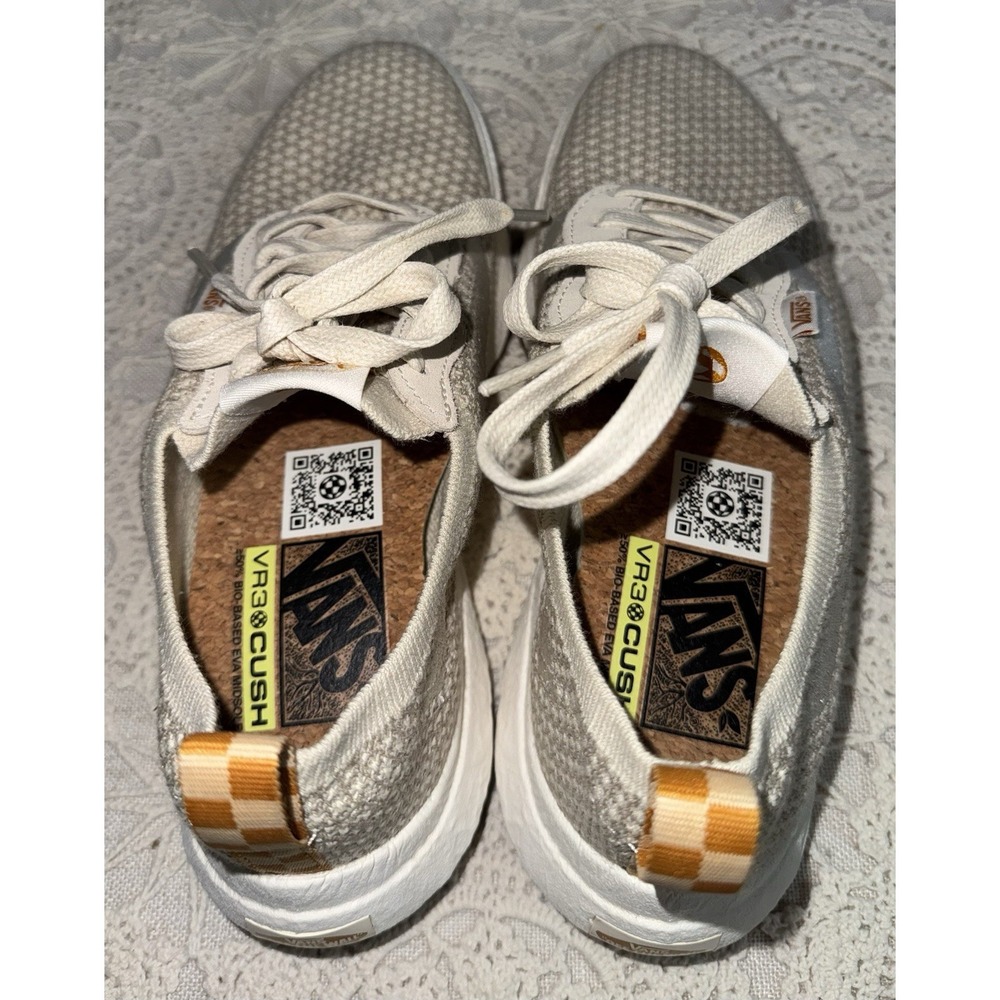 Vans Unisex UltraRange VR3 Vintage Cream White Shoes Women's 8.5 Men's 7 - Picture 5 of 8